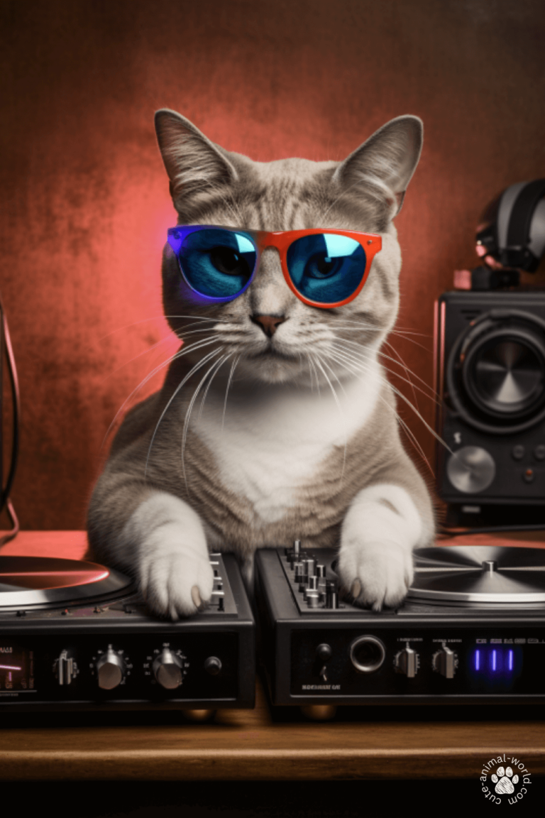 Cats as DJ