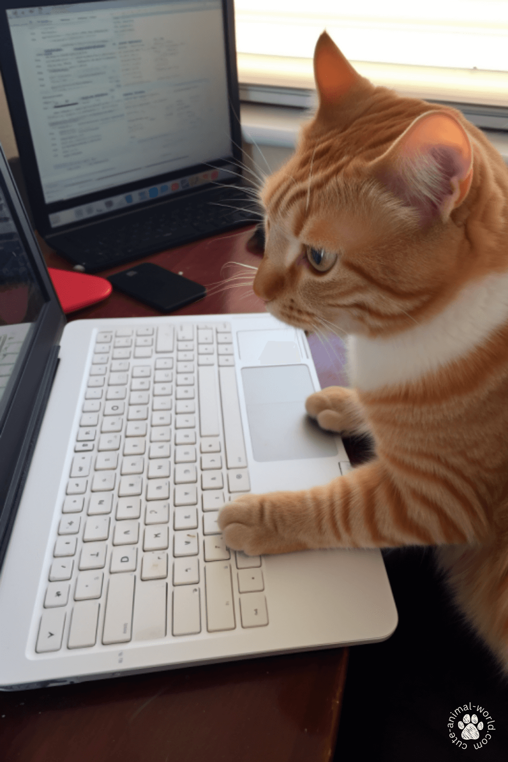 Cats at Home Office – cute-animal-world.com