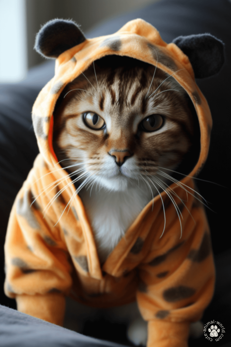 Cats in Tiger Costume