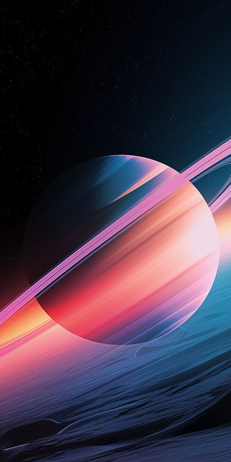 Colorful Saturn Wallpapers