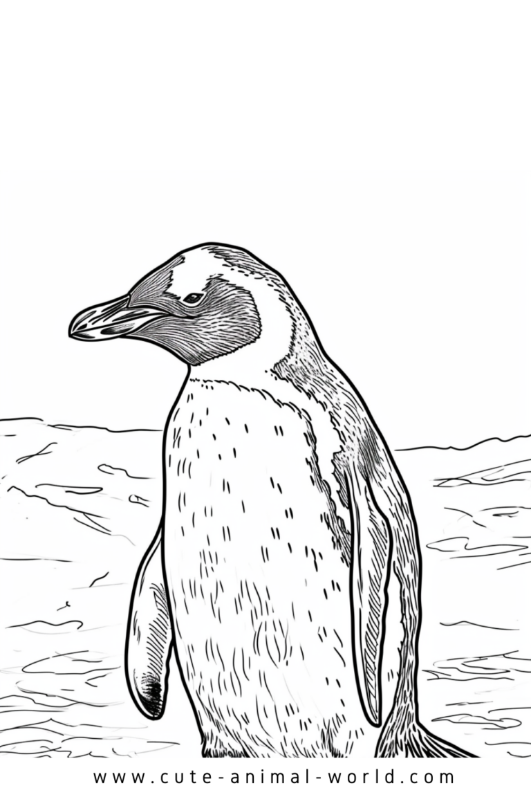 Penguin Pictures to Color
