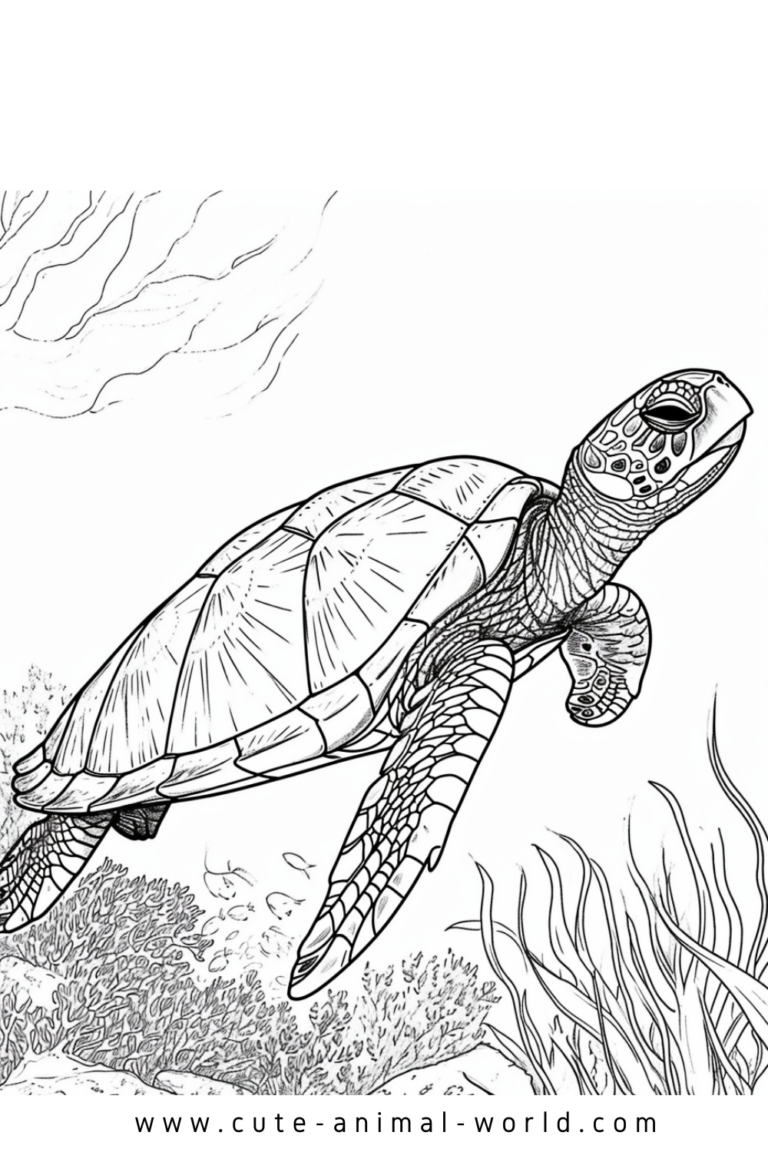 Turtle Pictures to Color