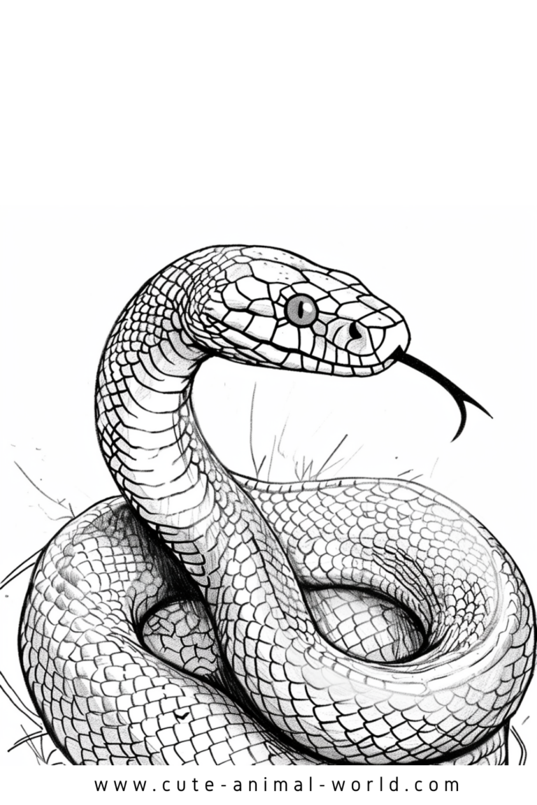 Snakes Pictures to Color
