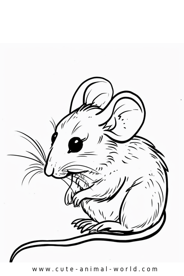 Mice Pictures to Color