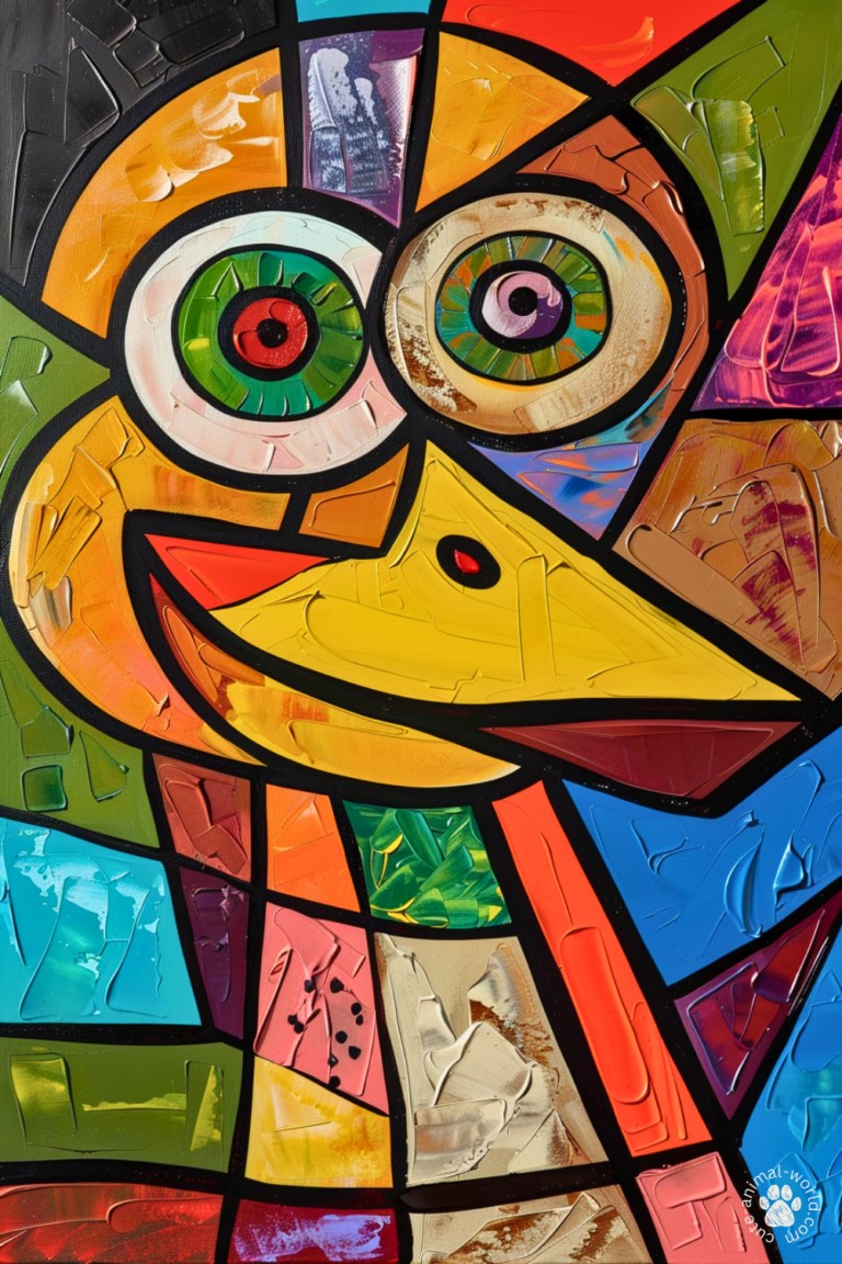 Duck Paintings in the Style of Picasso