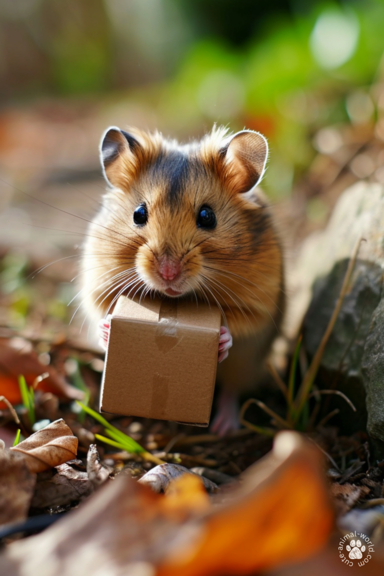 Hamsters as Parcel Carrier