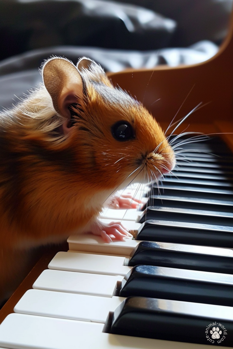 Hamsters play Piano