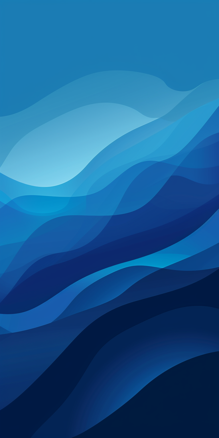 Minimalist Blue Abstract Wallpapers