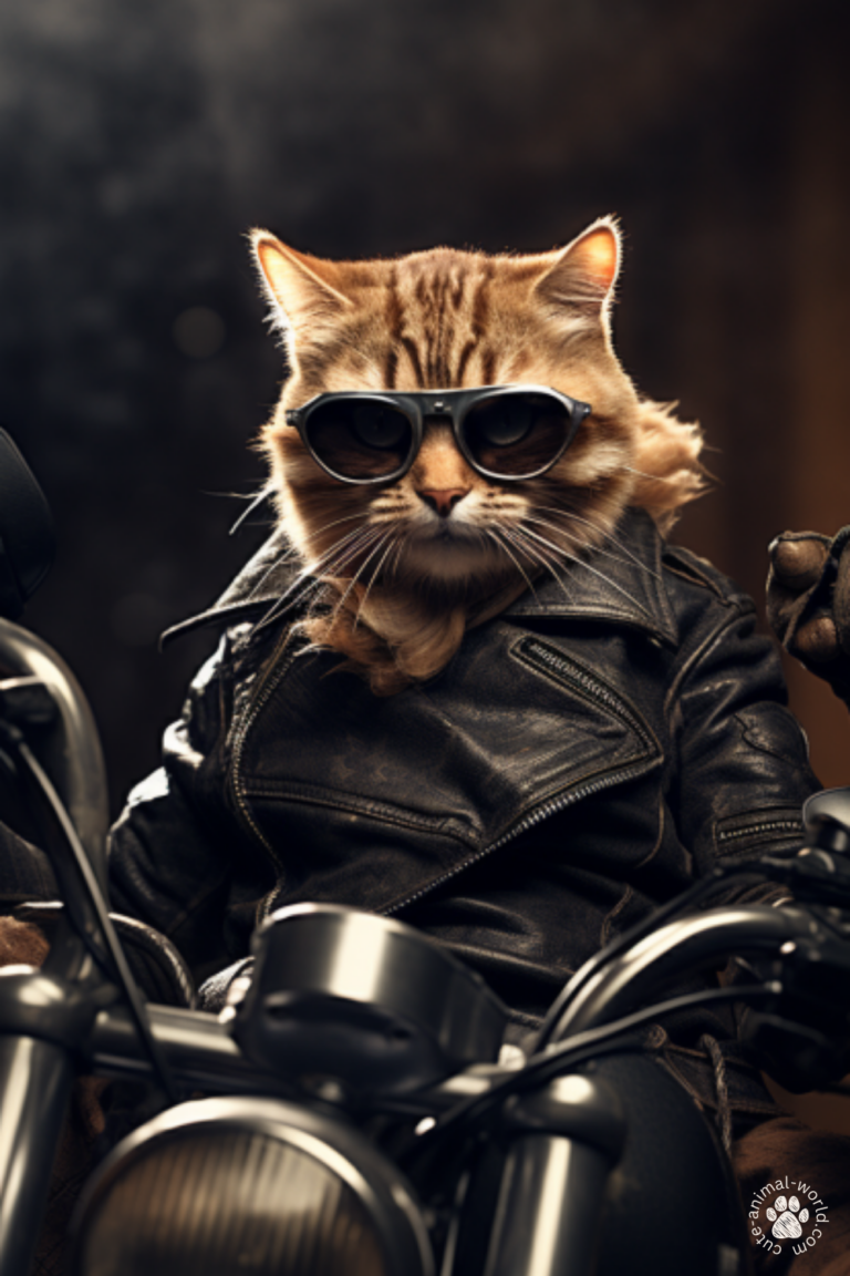 Motorcycle Quotes and Cats