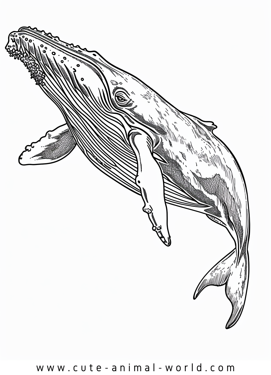 Whales Pictures to Color – cute-animal-world.com